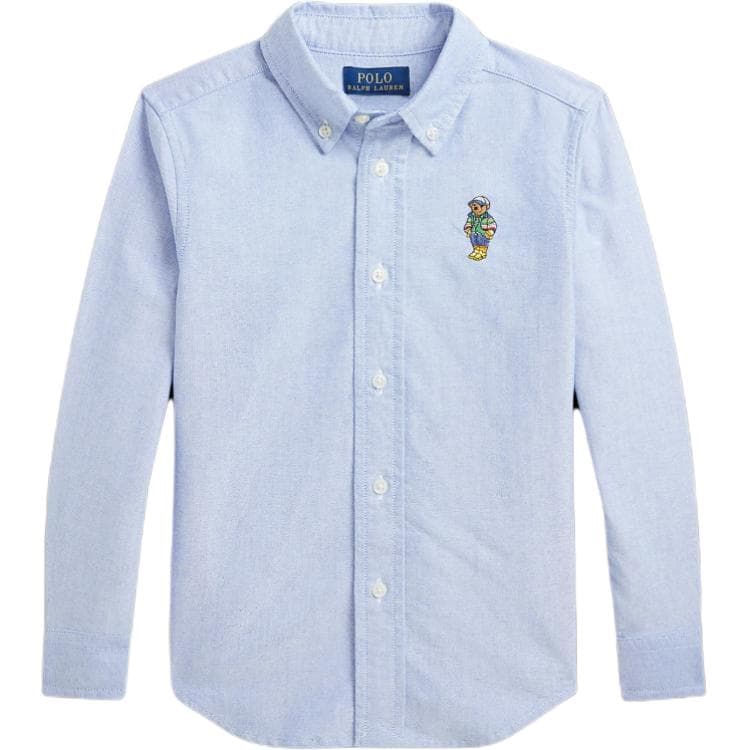 Рубашка Polo Ralph Lauren синяя детская - изображение 1