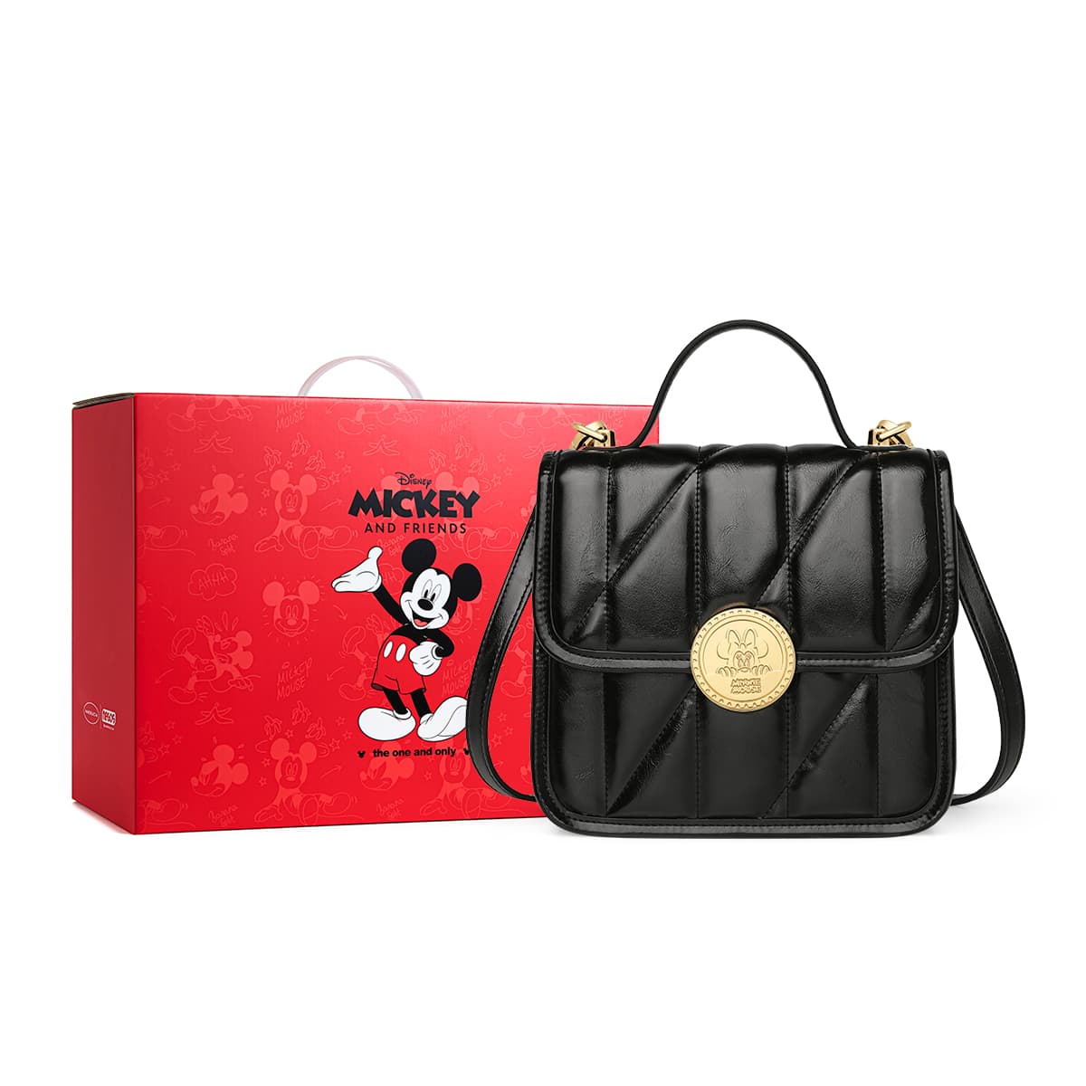 Рюкзак Disney Minnie Series ПУ (полиуретан) Сумка через плечо Сумка Женская - изображение 1