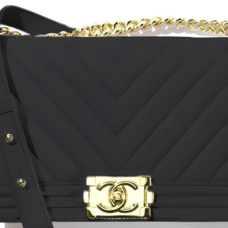 Сумка через плечо Chanel Le Boy Black - изображение 4