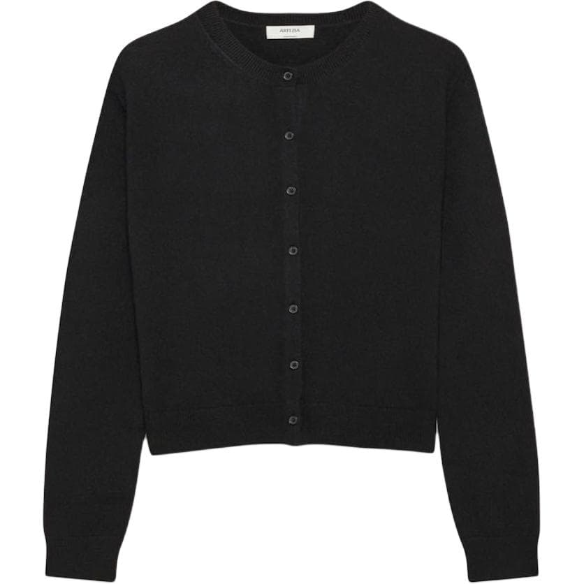 ARITZIA Плюшевый кардиган с круглым узором Bare Плюшевый кардиган с круглым узором средней длины - изображение 1