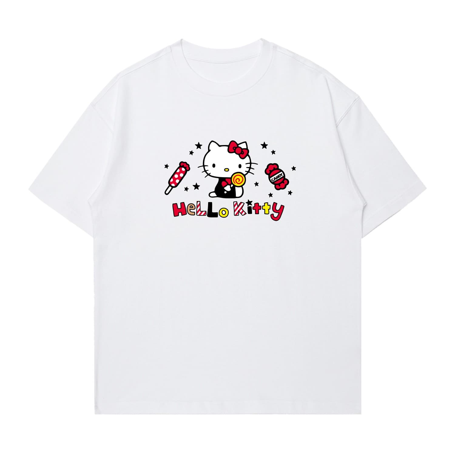 Футболка Sanrio x Hello Kitty Хелло Китти Летняя футболка унисекс 2025 - изображение 1