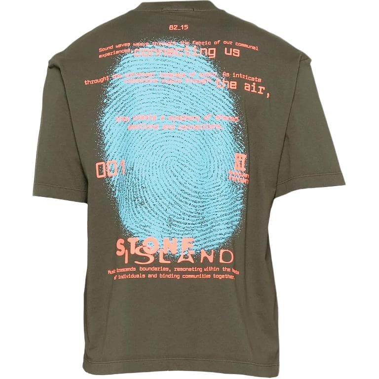 Футболка STONE ISLAND SS25 T Рубашка Мужская Лесной Зеленый - изображение 2