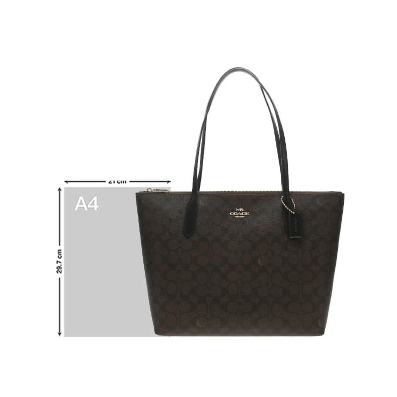 Мини-сумка COACH Zip Top Tote 30 - изображение 7