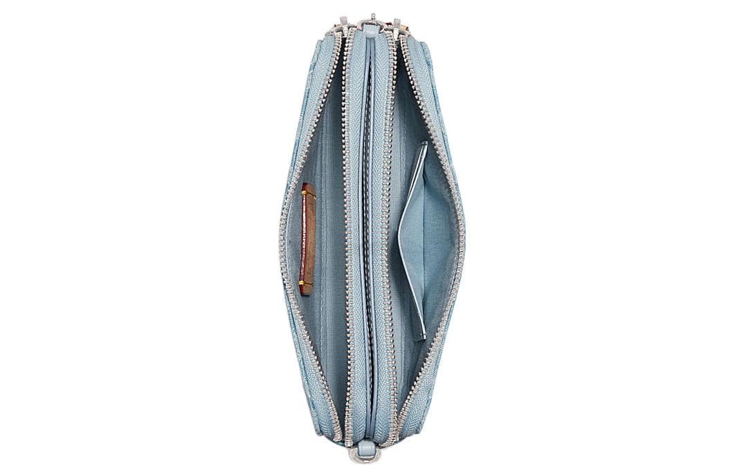 Сумка через плечо COACH Kira 19 Small Camera Bag Blue - изображение 4