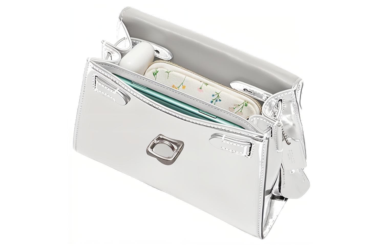 Сумка COACH Sammy 22 Silver - изображение 5