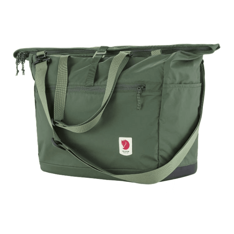 Сумка Fjallraven Нейлоновая сумка-тоут стандартная унисекс зеленый цвет для активного отдыха - изображение 2
