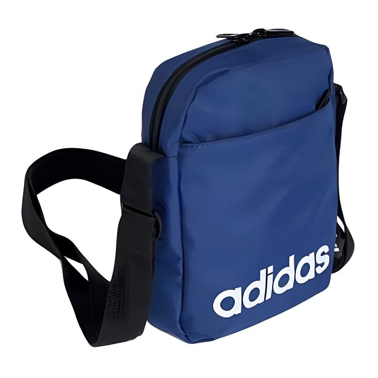 Мини-сумка Adidas Полиэстеровая ткань Сумка через плечо Унисекс Синяя - изображение 3