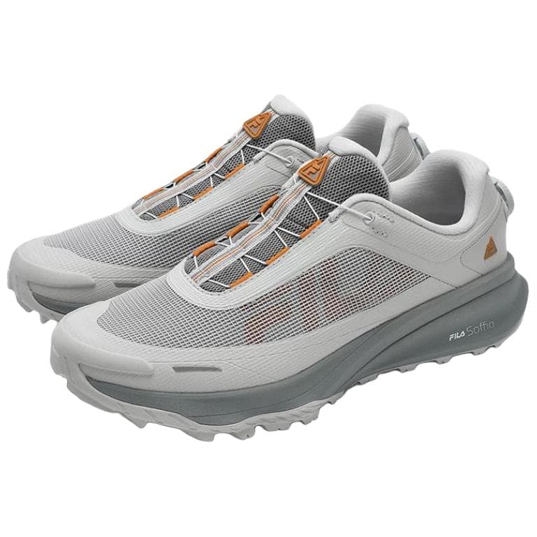 Кроссовки для бега FILA LYNX BOA 3+ Ткань Низкие Беговые Кроссовки Мужские Серые - изображение 2