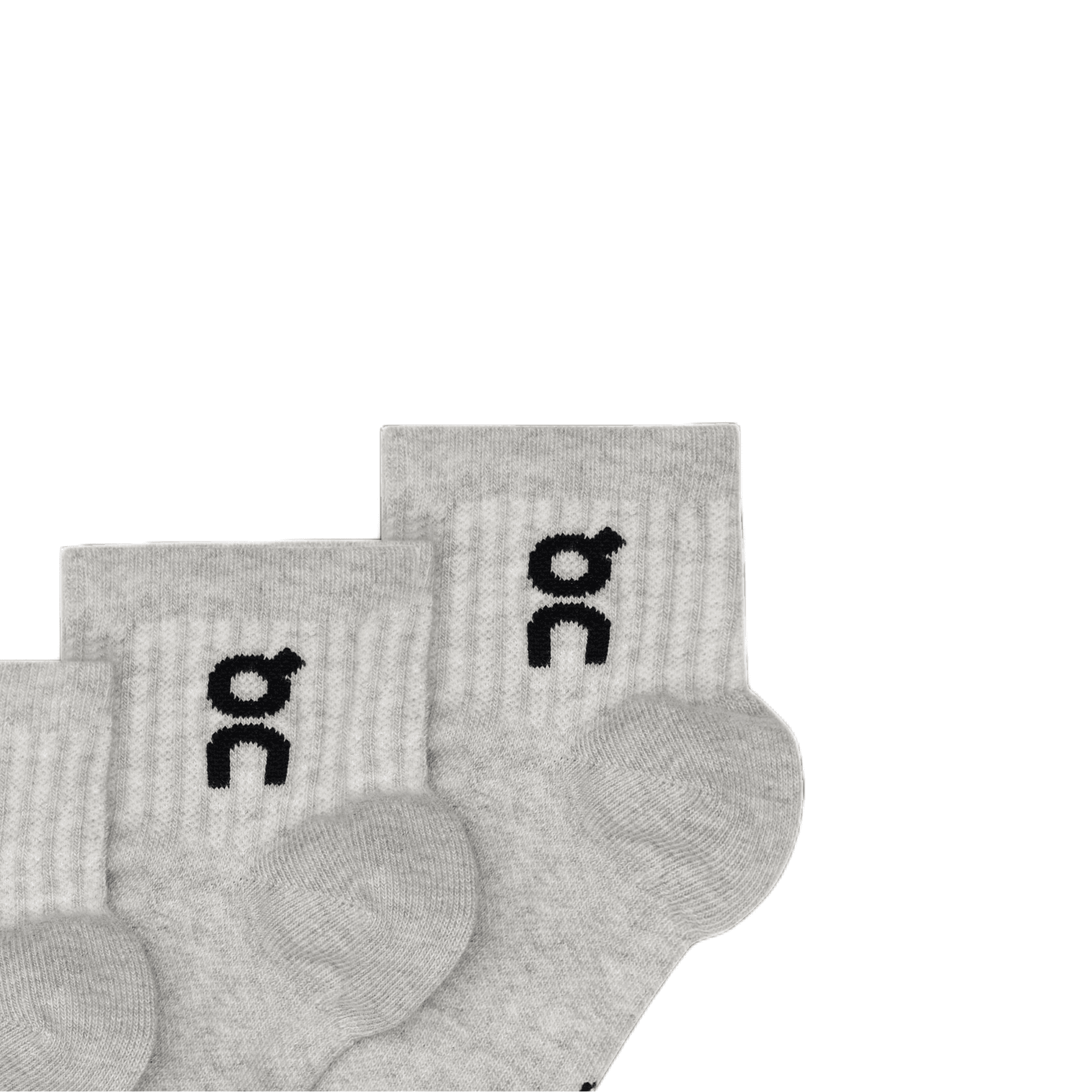 Носки On Логотип Sock MID 3P Носки Унисекс 3 упаковки Фотиния Серый - изображение 2
