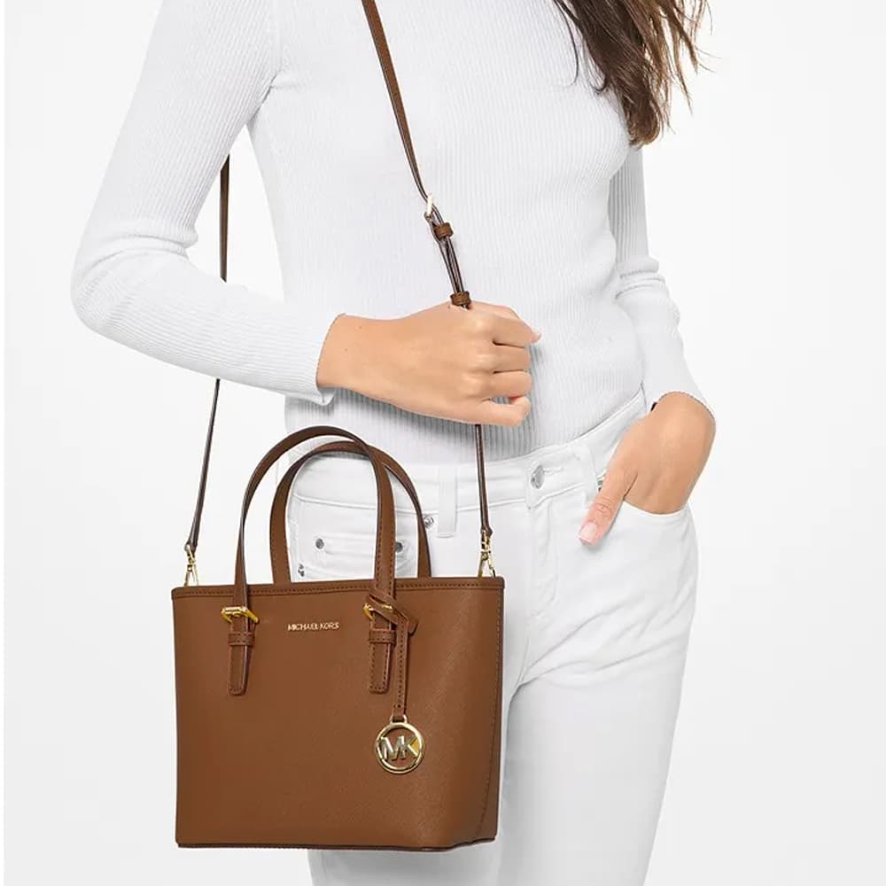 Сумка Michael Kors Jet Set Caramel Brown - изображение 6