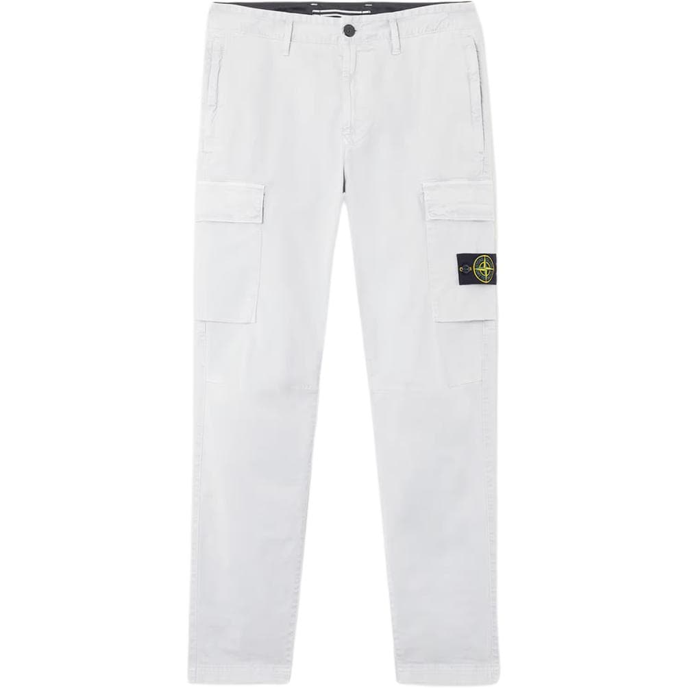 Штаны STONE ISLAND Карго Брюки Унисекс Светло-Серый - изображение 1