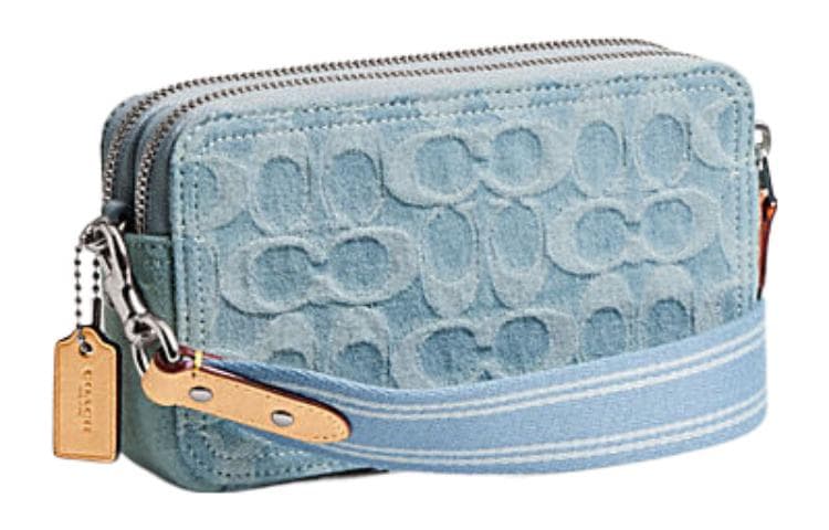Сумка через плечо COACH Kira 19 Small Camera Bag Blue - изображение 2