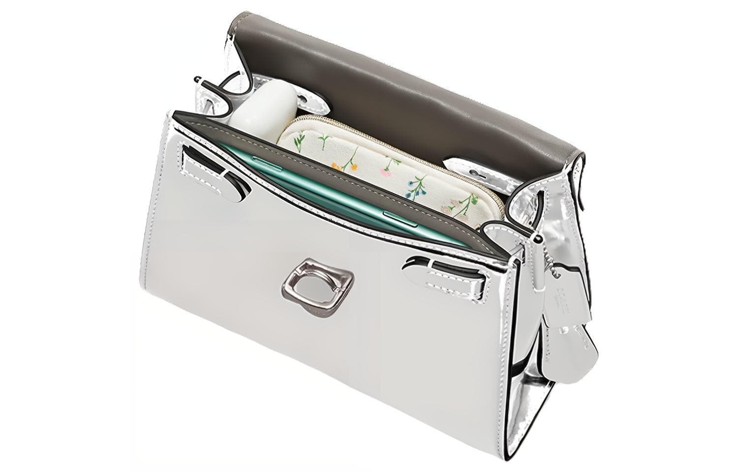 Сумка COACH Sammy 22 Silver - изображение 4