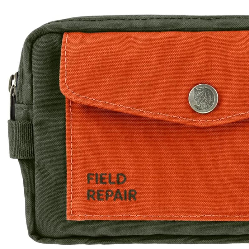 Fjallraven Samlaren Переработанный полиэстер Путешественный мешок для хранения Унисекс Оливково-зеленый и Оранжевый - изображение 3