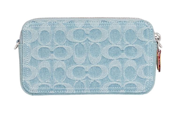 Сумка через плечо COACH Kira 19 Small Camera Bag Blue - изображение 3