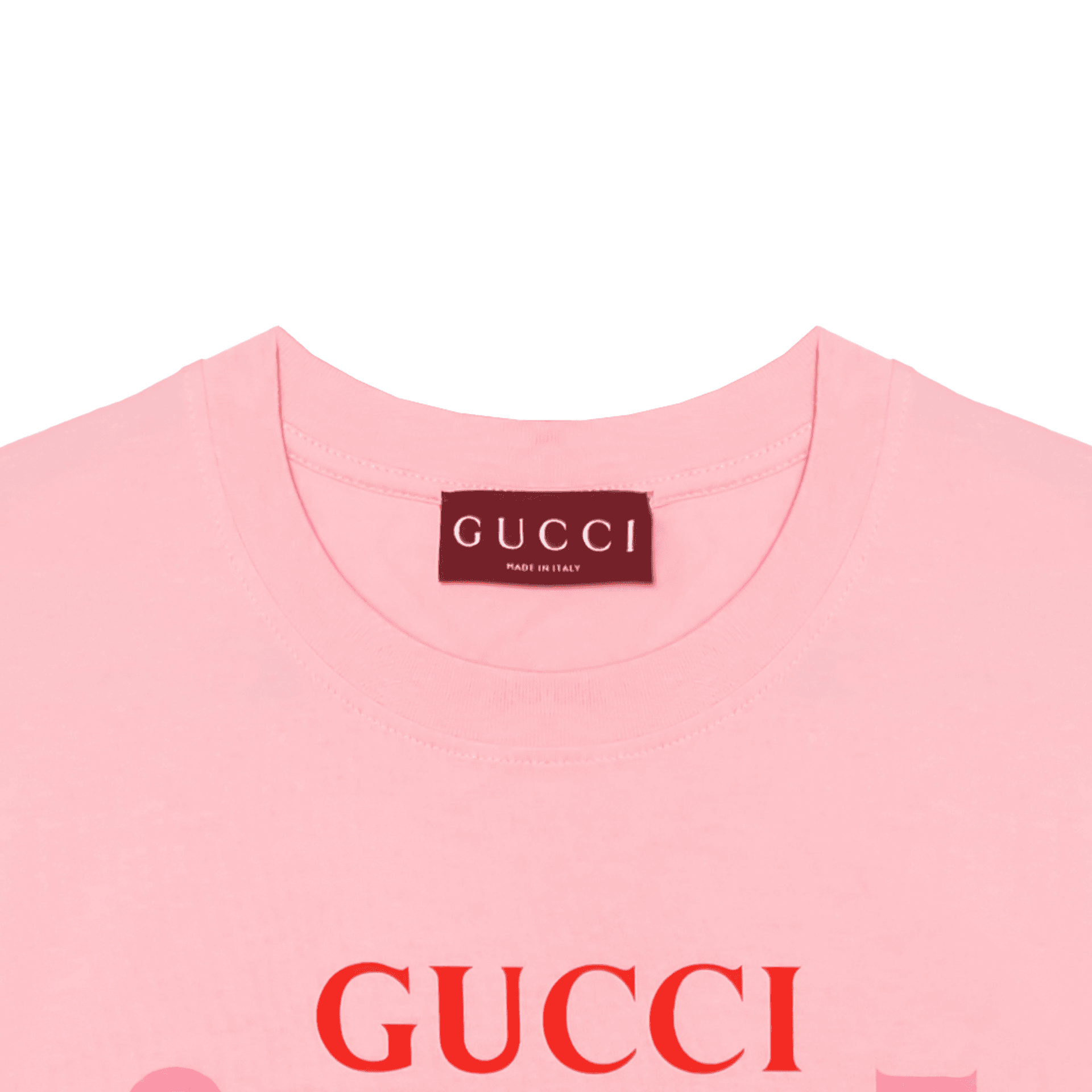 Футболка GUCCI SS24 Logo T-Shirt Pink - изображение 5