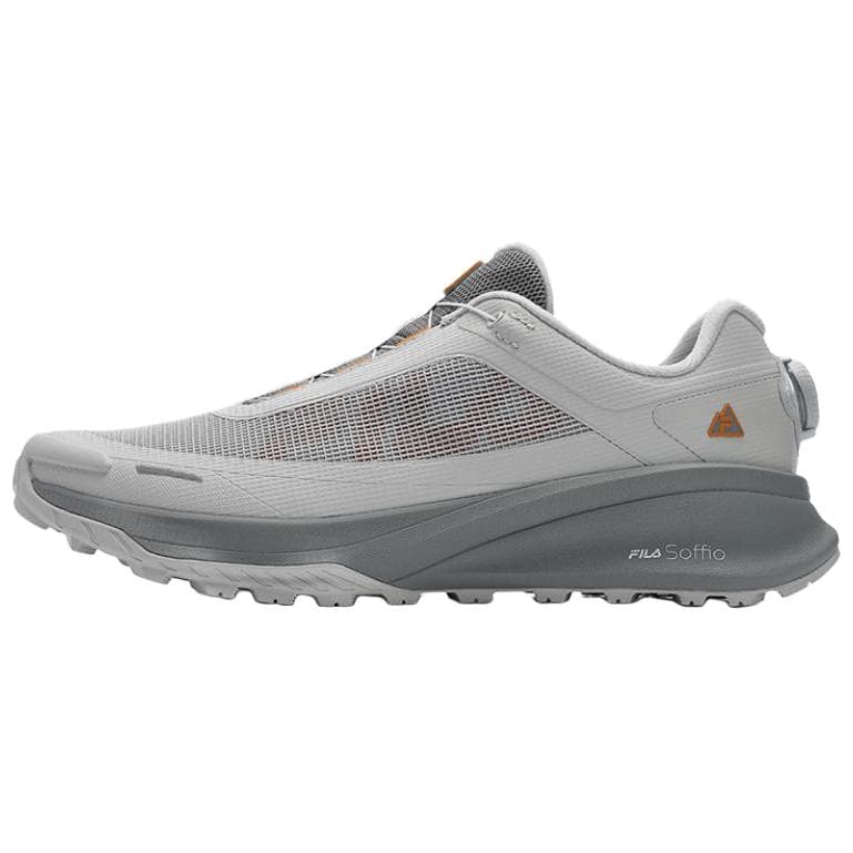 Кроссовки для бега FILA LYNX BOA 3+ Ткань Низкие Беговые Кроссовки Мужские Серые - изображение 1