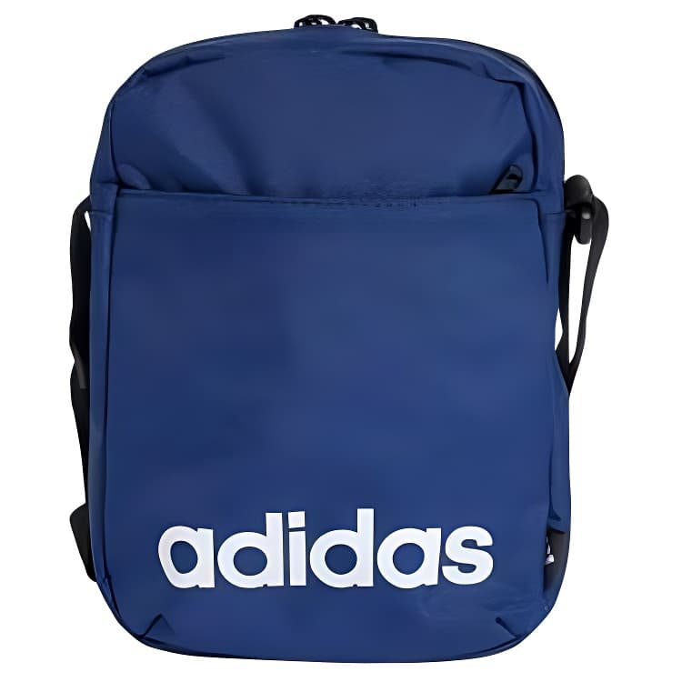 Мини-сумка Adidas Полиэстеровая ткань Сумка через плечо Унисекс Синяя - изображение 1
