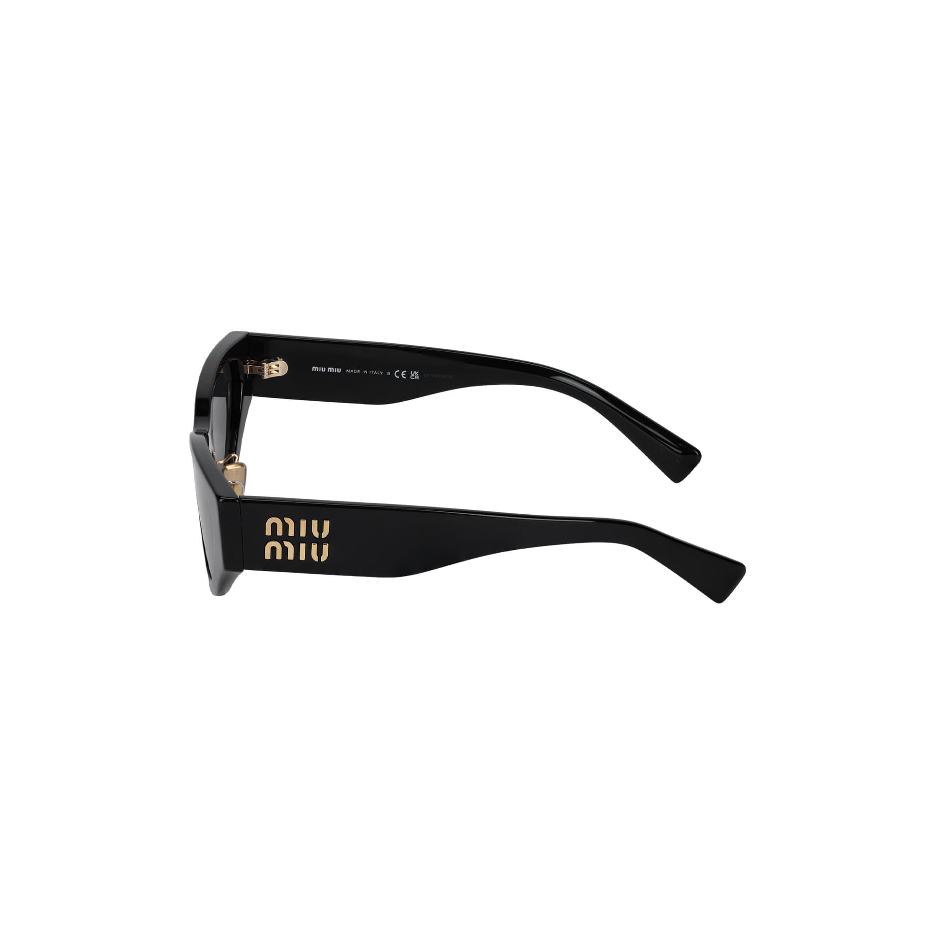 Солнцезащитные очки Miu Miu Cat Eye Sunglasses Black - изображение 3