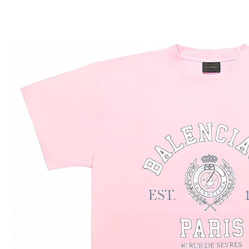 Футболка Balenciaga FW23 Pink T-Shirt - изображение 3