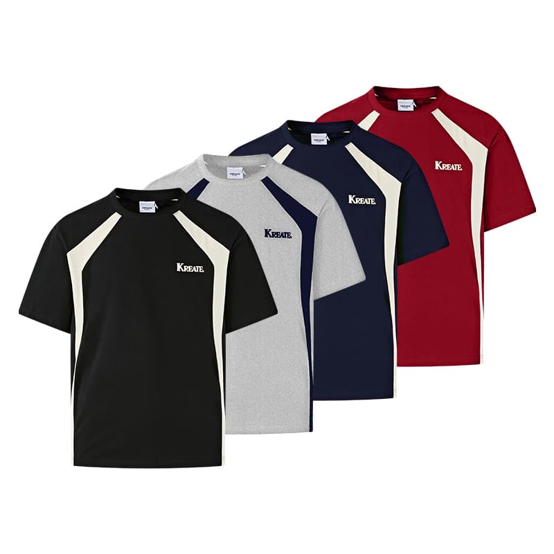 Футболка KREATE Boxy Cut Colorblock T-Shirt - изображение 2