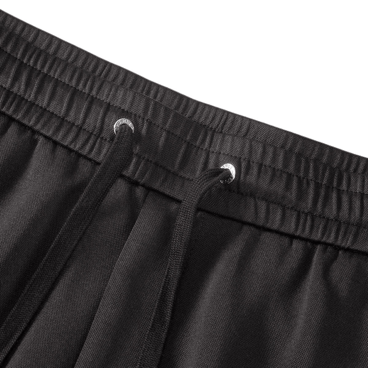 Шорты KARL LAGERFELD / Karl Lagerfeld Jeans Повседневные шорты с принтом, шнурком и карманом Мужской Черный - изображение 4