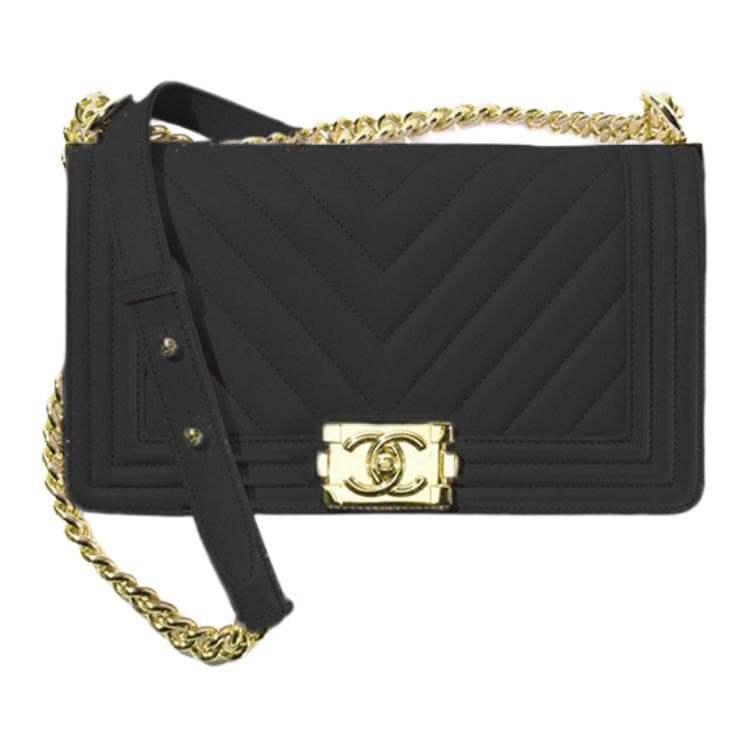 Сумка через плечо Chanel Le Boy Black - изображение 1