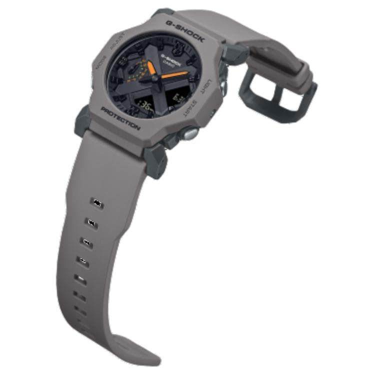 Часы Коллекция Casio GA 2300 Кварцевый механизм Смола Шнуровка Часы Унисекс Черный циферблат - изображение 4