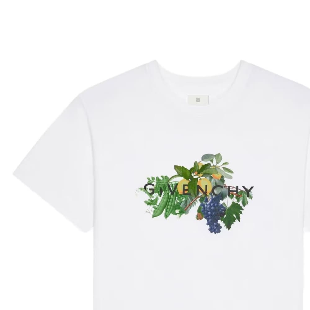 Футболка Givenchy T-Shirt In Cotton With Givenchy Fruits And Vegetables T - изображение 6