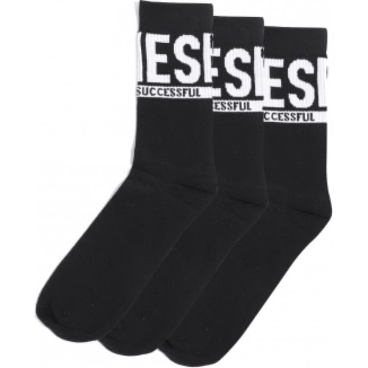 Носки DIESEL High Socks Мужские 3 Pack Черные - изображение 1