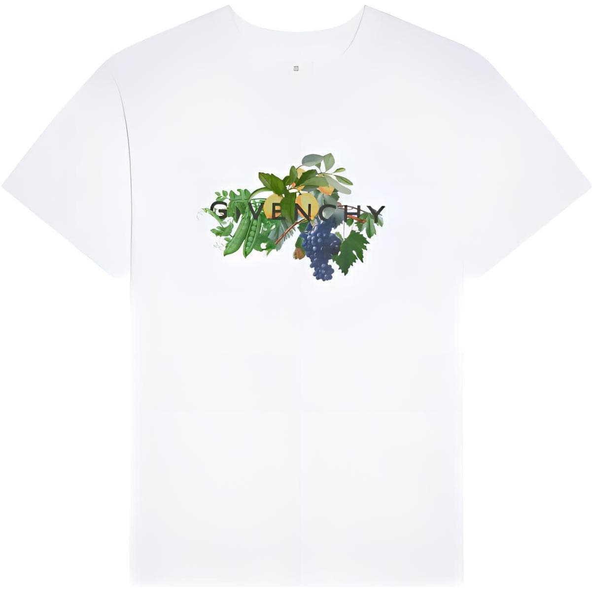 Футболка Givenchy T-Shirt In Cotton With Givenchy Fruits And Vegetables T - изображение 1