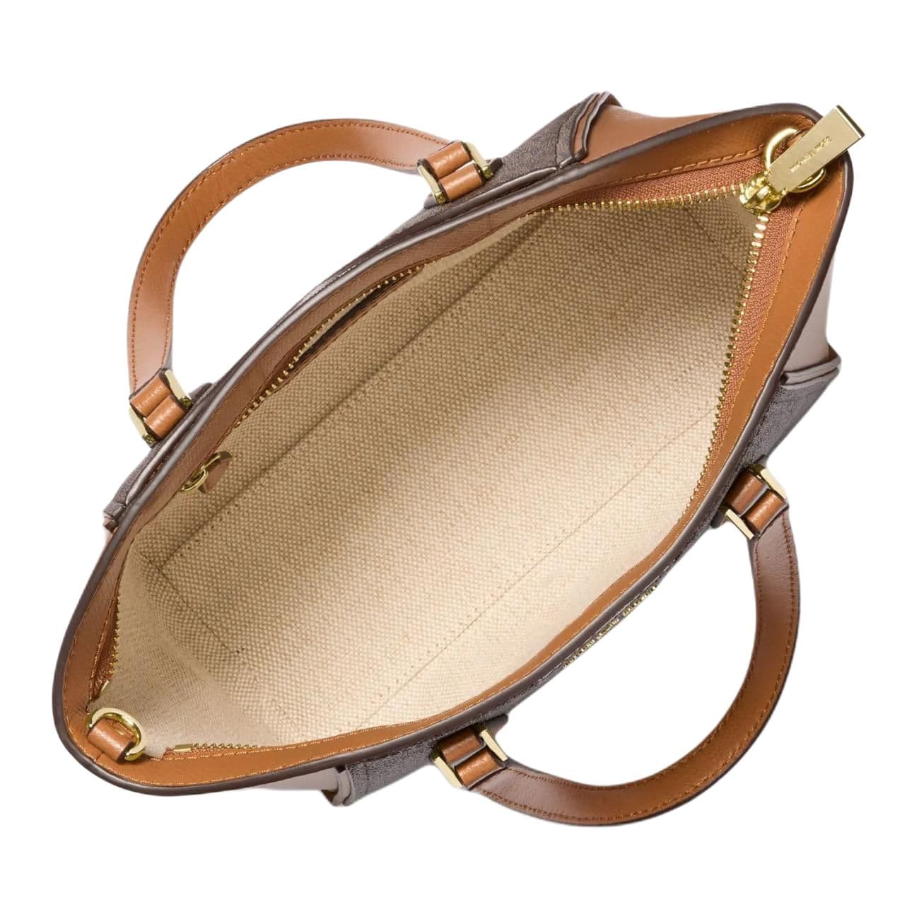 Сумка MICHAEL KORS TARYN Искусственная кожа Сумка через плечо Сумка Маленькая Женская Темно-коричневый и Желтый Коричневый - изображение 3
