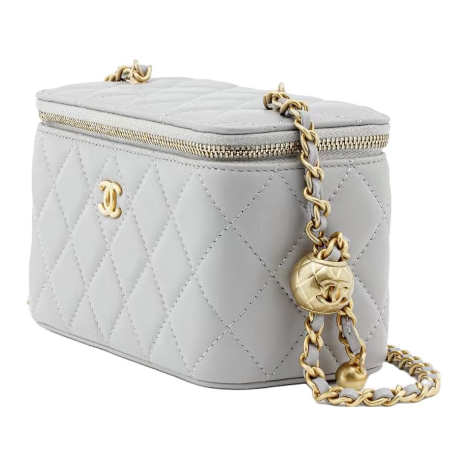 Сумка через плечо Chanel 24K Gold Ball Chain Box Bag - изображение 2