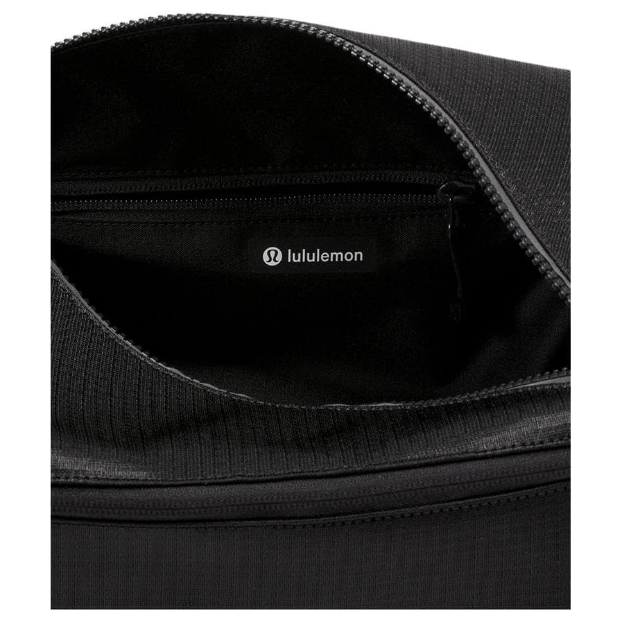 Рюкзак Lululemon Fast Track Цветовые блоки Одиночное плечо Рюкзак Женский Черный Лаймово-зеленый Лимонно-зеленый - изображение 4