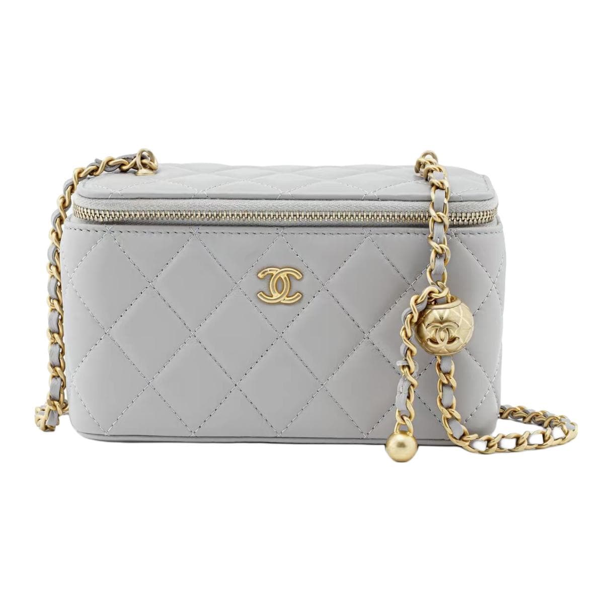 Сумка через плечо Chanel 24K Gold Ball Chain Box Bag - изображение 1
