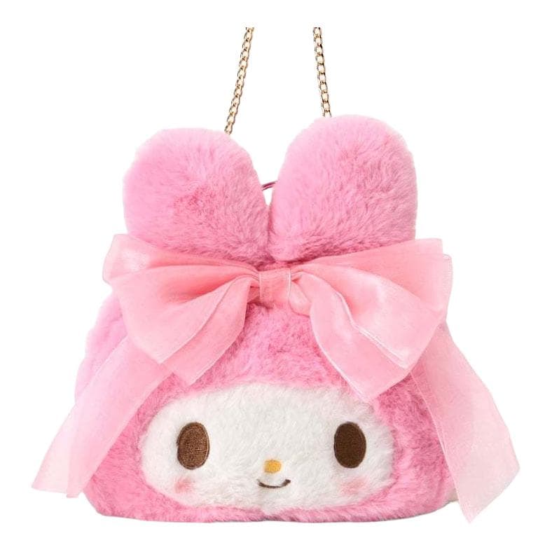 Сумка через плечо Sanrio My Melody Плюшевая сумка через плечо мини-версия женская розовая - изображение 2