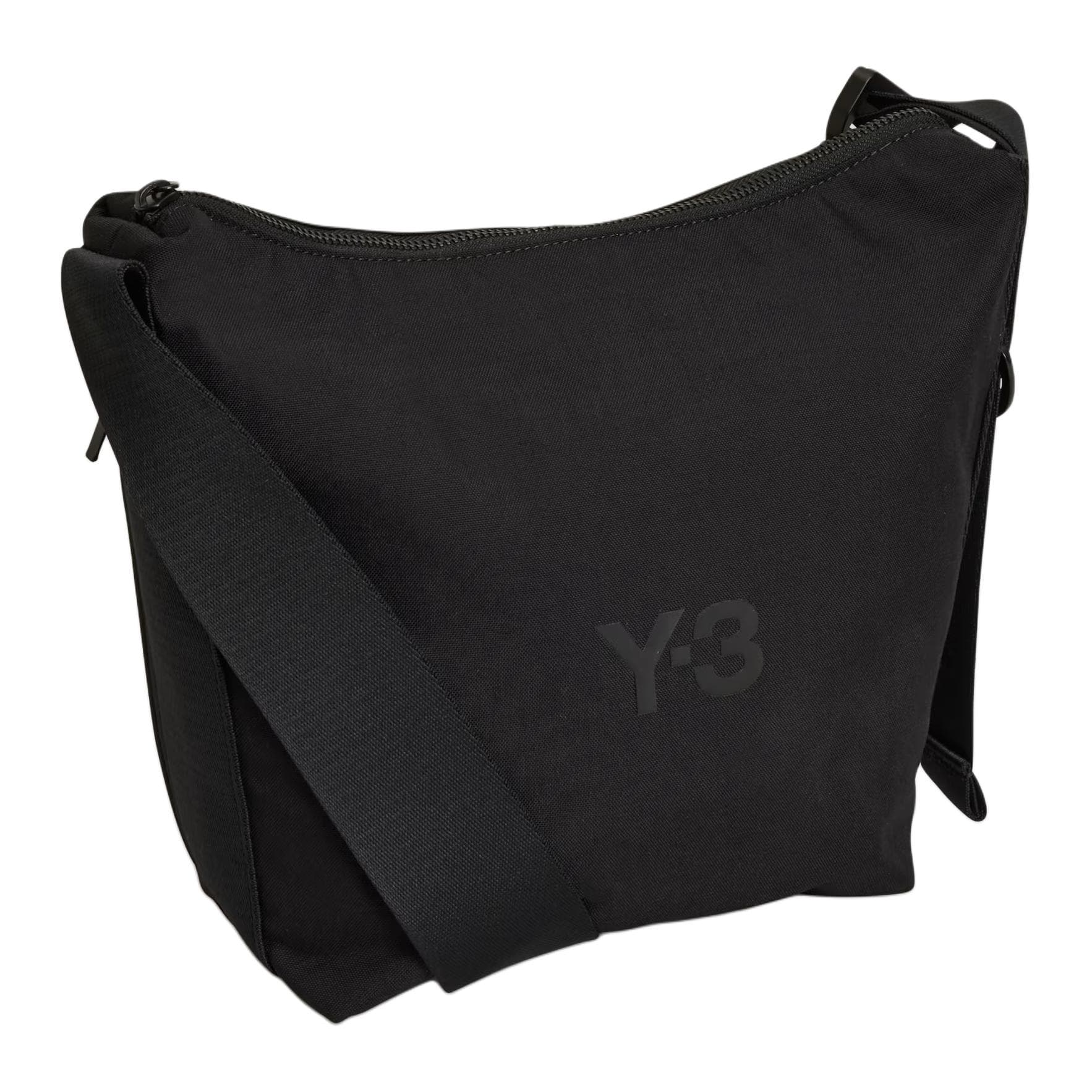 Сумка через плечо Y-3 22L Регулируемый и не съемный ремень Полиэстер Сумка через плечо Маленький Унисекс Черный - изображение 2