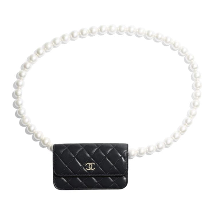 Мини-сумка Chanel Lambskin Shoulder Bag Black - изображение 1