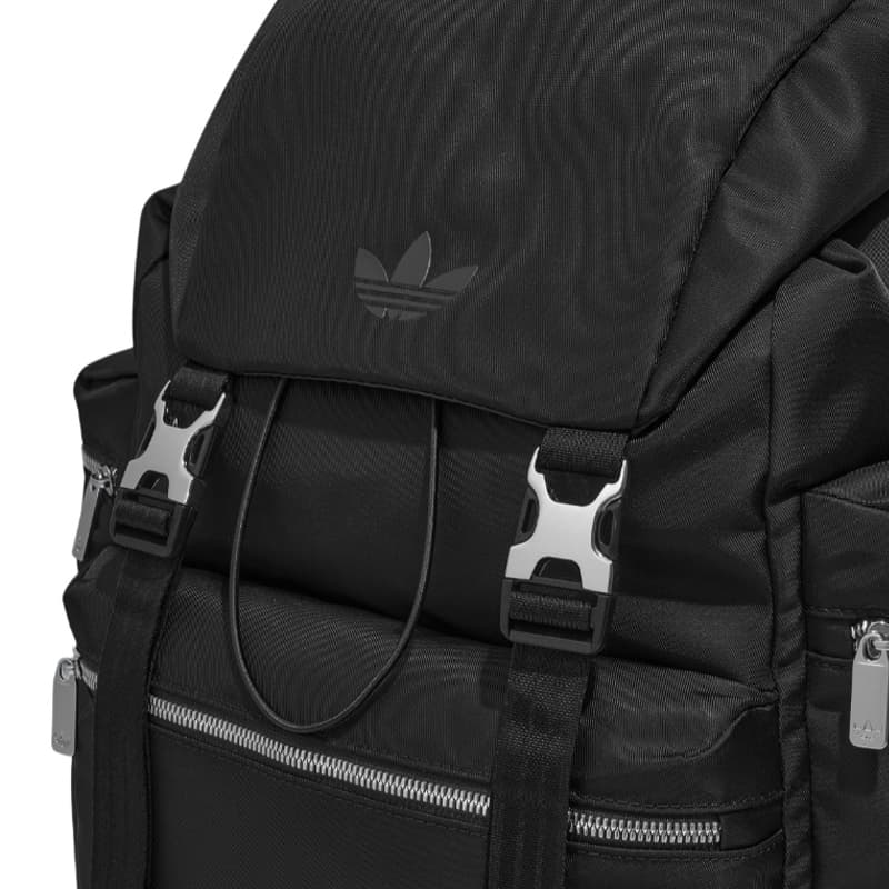 Рюкзак Adidas Originals Регулируемый по высоте рюкзак стандартного размера унисекс черного цвета - изображение 5