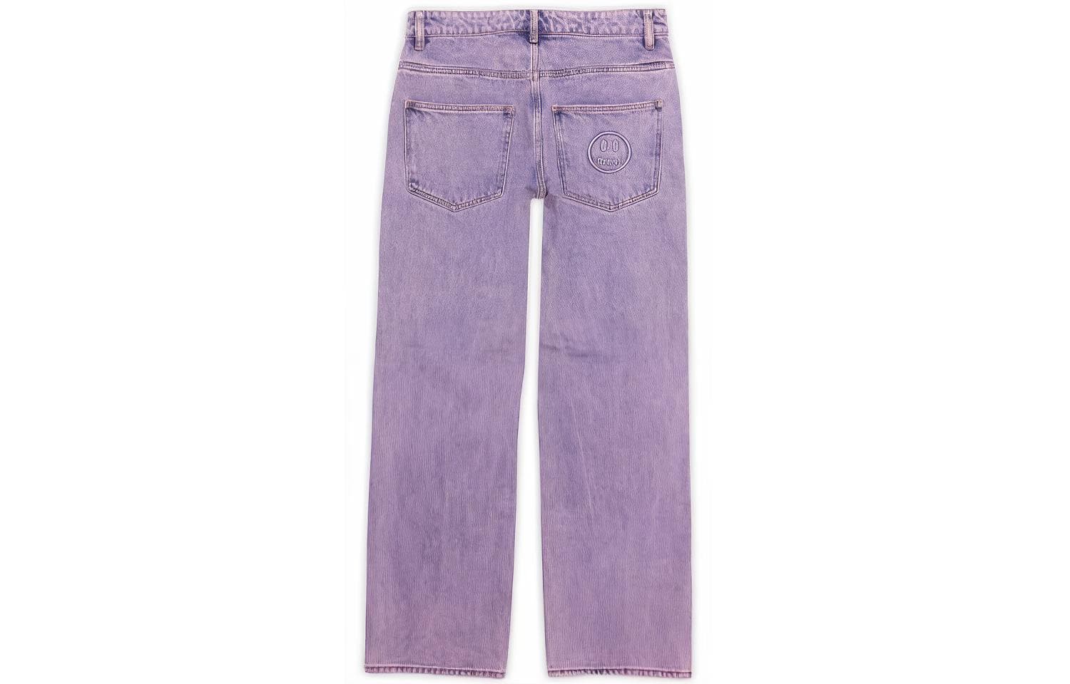 Штаны Drew House logo Wide Leg Jean Tinted Lavender - изображение 2