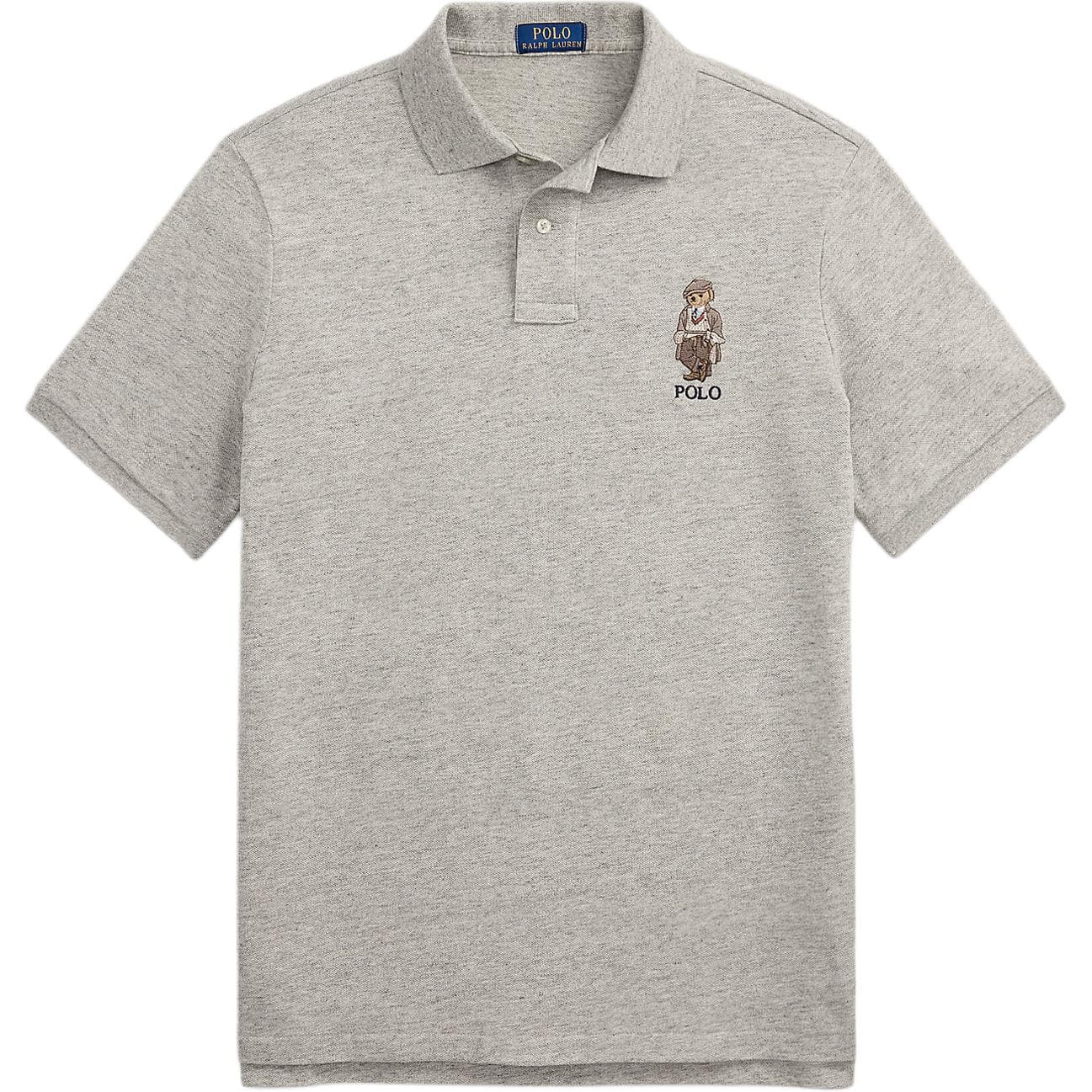 Поло Polo Ralph Lauren Polo Bear Поло Классическая версия Мужской Серый - изображение 1