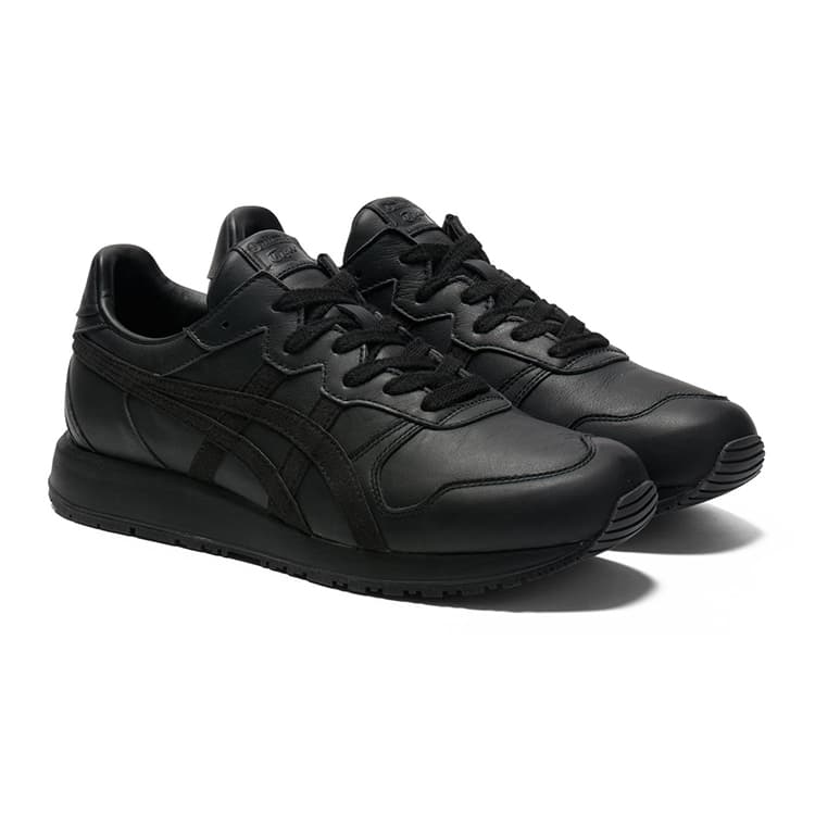 Кроссовки Onitsuka Tiger Alliance A40 Синтетическая кожа коровья кожа универсальная низкая повседневная обувь унисекс черный - изображение 3