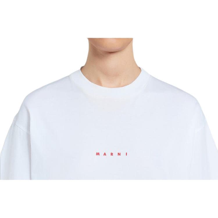 Футболка MARNI logo SS24 T - изображение 4