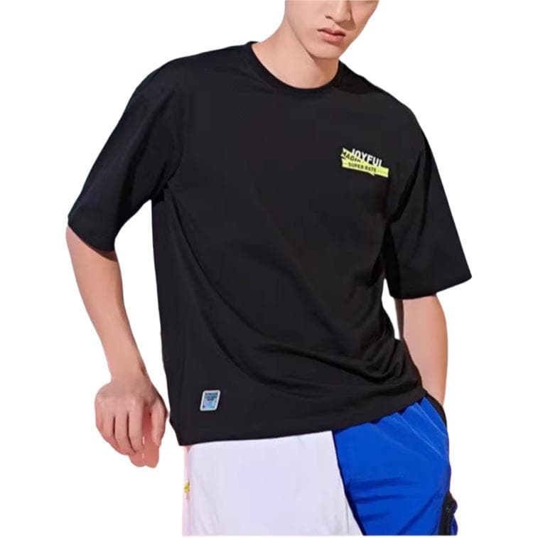 Футболка 361° Life Collection T-Shirt Мужской Основной Черный - изображение 4