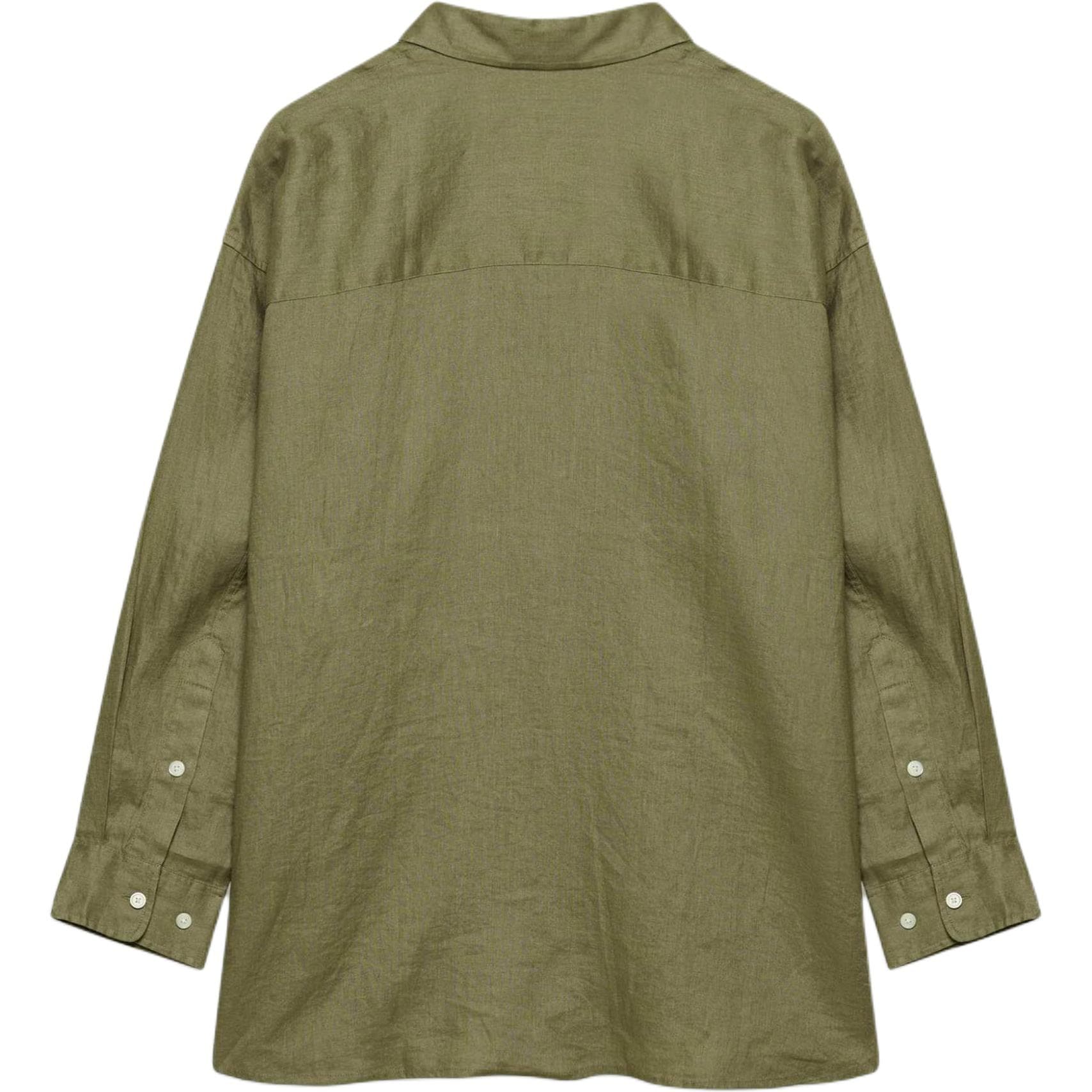 Блузка ARITZIA WILFRED Расслабленная льняная рубашка для женщин - изображение 2