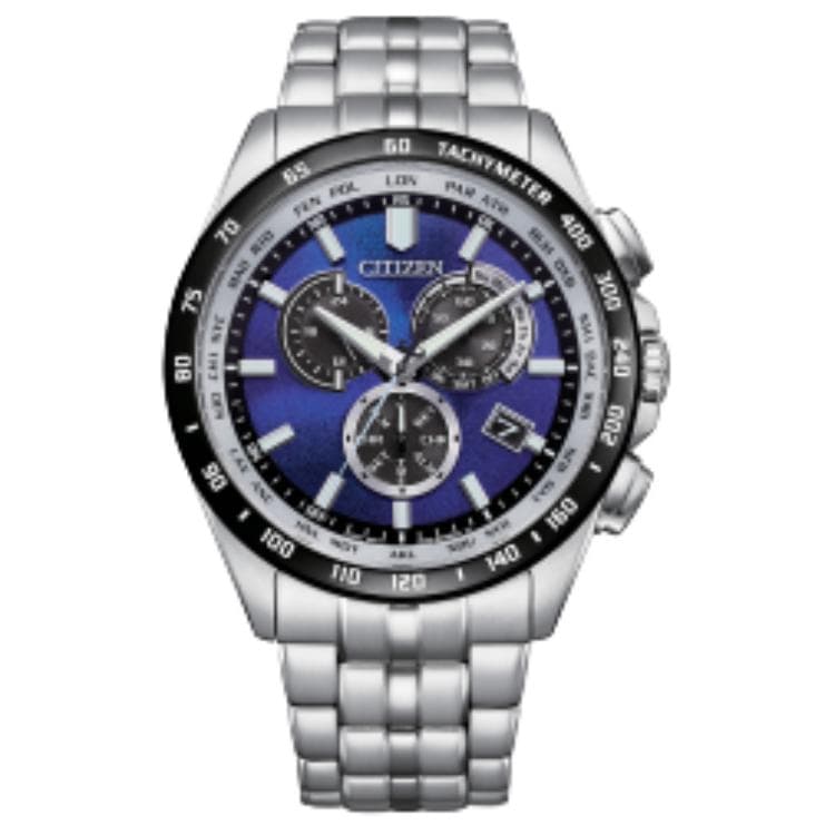 Часы CITIZEN Eco Drive ['100' 301050]Y Водонепроницаемый Солнечный Механизм Нержавеющая сталь Шнуровка Часы 43 мм - изображение 1