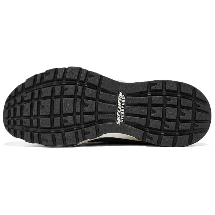 Кроссовки Skechers Износостойкий Дышащий Износостойкий Дышащий Низкий Верх Массивные Кроссовки Мужские Черный Белый - изображение 6