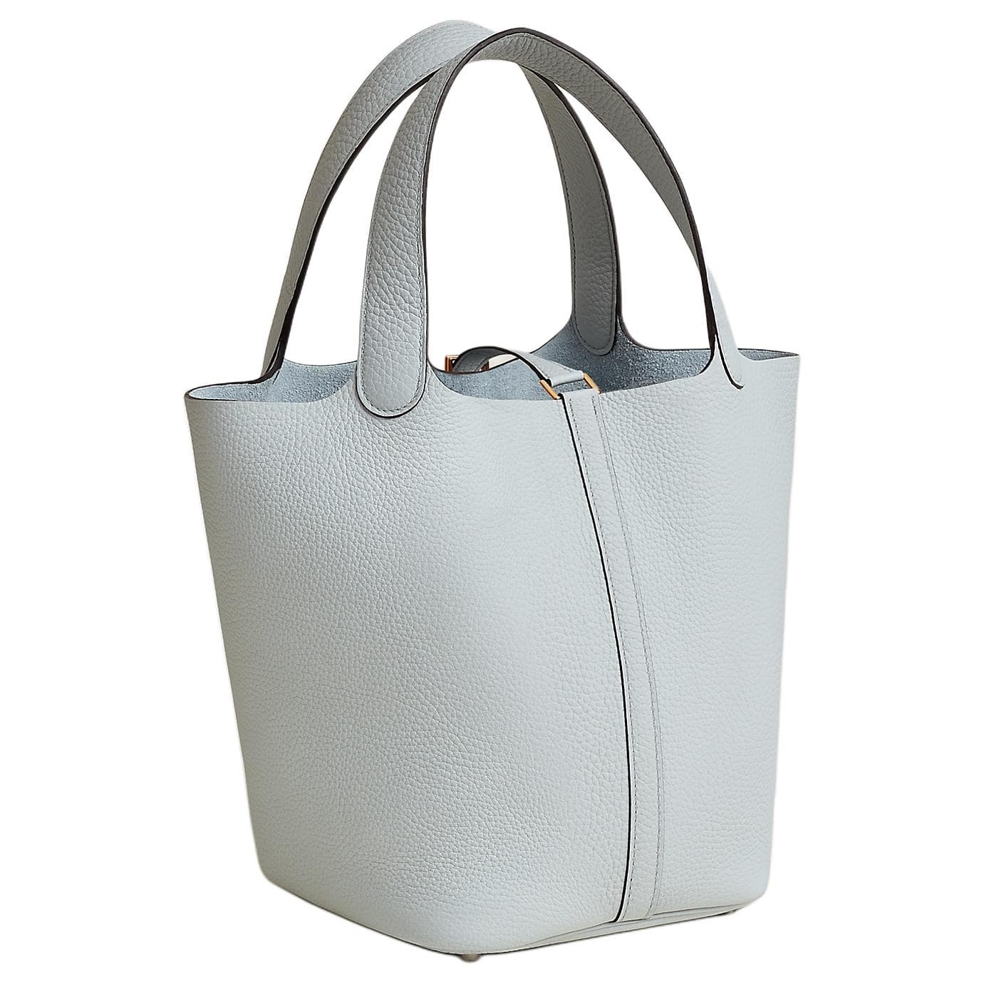 Сумка HERMES Picotin Lock 22 Clemence 22 08 Bleu Pale - изображение 3