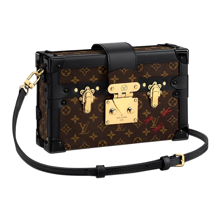 Сумка через плечо LOUIS VUITTON PETITE MALLE S-lock - изображение 1