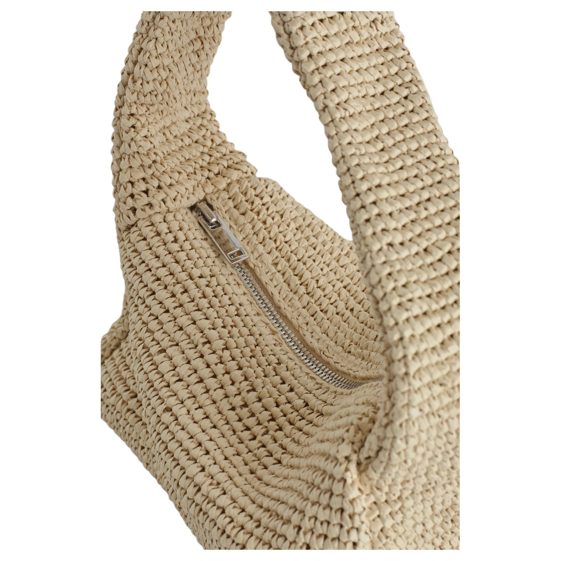 Сумка COS Mini Woven Tote Beige - изображение 3